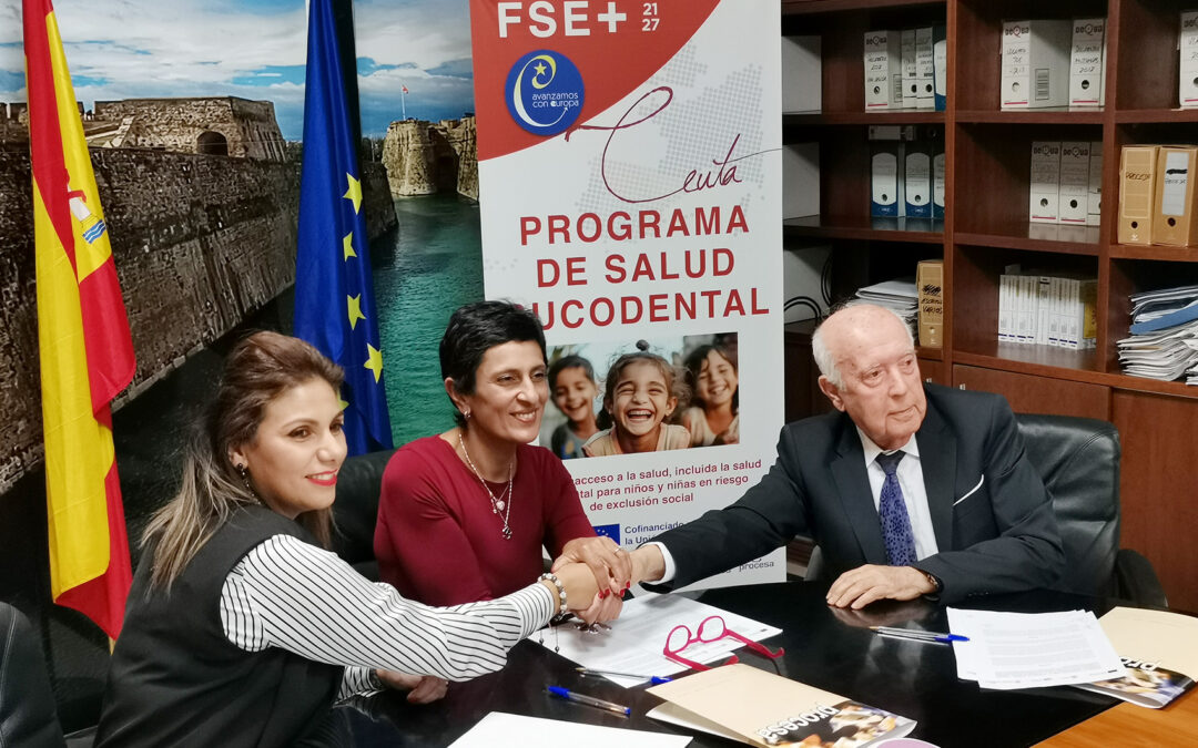 Firmado el convenio que inicia el Programa de Salud Bucodental gracias a la cofinanciación del FSE+ para Ceuta 2021-2027