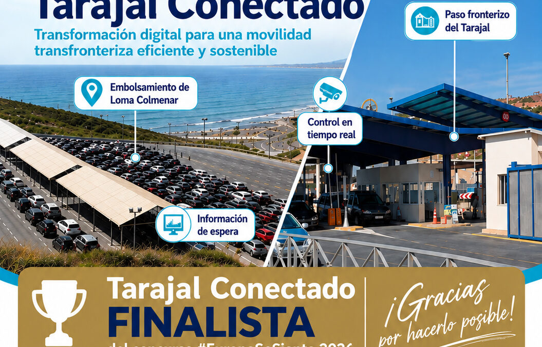 CEUTA, FINALISTA EN EUROPA SE SIENTE 2026 CON EL PROYECTO «TARAJAL CONECTADO»